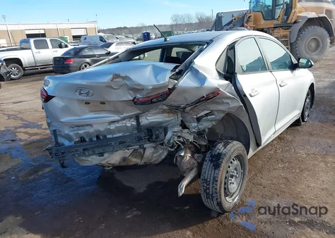 2021 Hyundai Accent Se из США, поврежденный, VIN 3KPC24A62ME138704